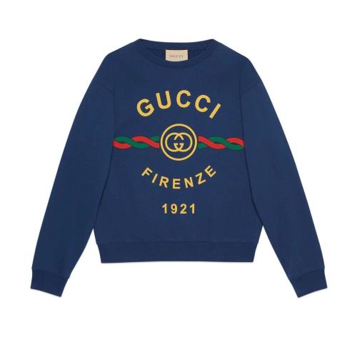  GUCCI古馳 22年秋冬 男士 棉質(zhì)“Gucci Firenze 1921”衛(wèi)衣 626990 XJD7O 4409
