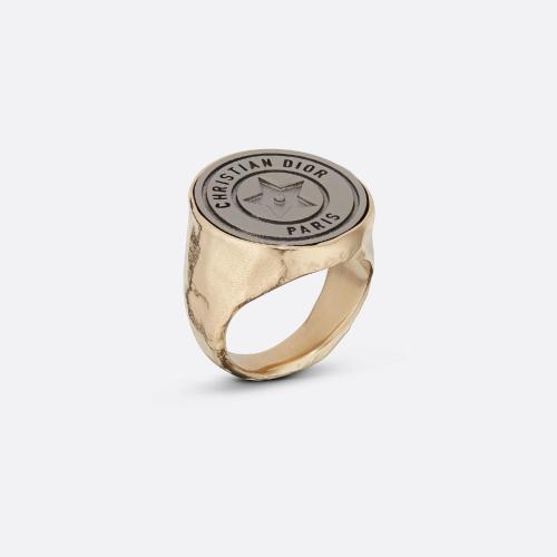  DIOR迪奧 22年秋冬 女士 戒指 CD Legacy 戒指 R1260LEGMT_D04N