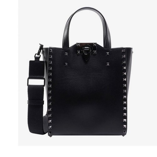  Valentino/華倫天奴 女士黑色皮革手提包 XY2B0B43 LNH 0NO PLSX