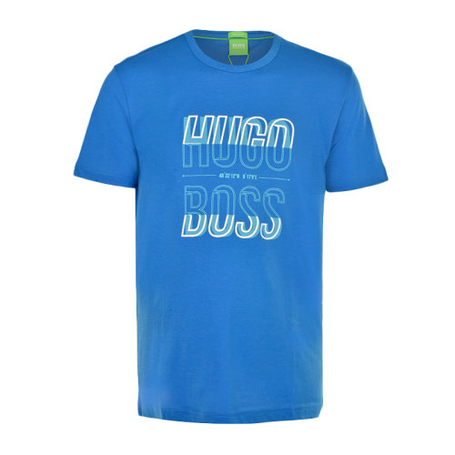 HUGO BOSS/雨果波士  男裝 服裝 男士純棉logo時尚休閑 男士短袖T恤