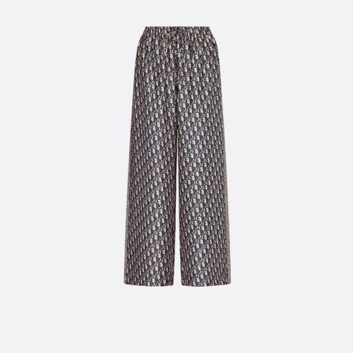  DIOR迪奧 22年秋冬 女士 休閑褲 Dior Chez Moi 長(zhǎng)褲 121P23A6608_X5803