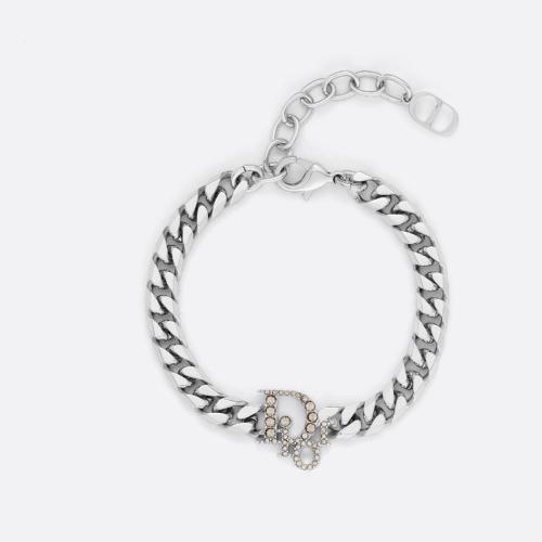  DIOR迪奧 22年秋冬 男士 手鐲 Dior Oblique 鏈環(huán)手鏈 B1669HOMMT_D005