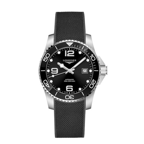 LONGINES/浪琴  康卡斯?jié)撍盗泻谏詣?dòng)機(jī)械男士腕表43毫米 L3.782.4.56.9