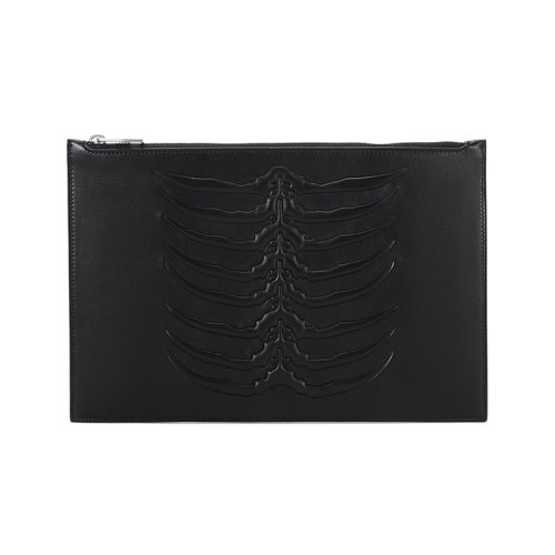 Alexander McQueen/亞歷山大麥昆  男士羊皮扁平手拿包 560472 ASOBY