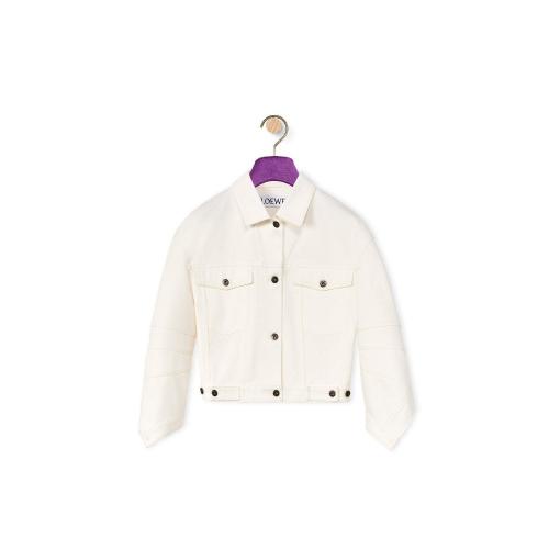  LOEWE羅意威 22年秋冬 女士 夾克 Twisted jacket in denim S540Y50X12-2110