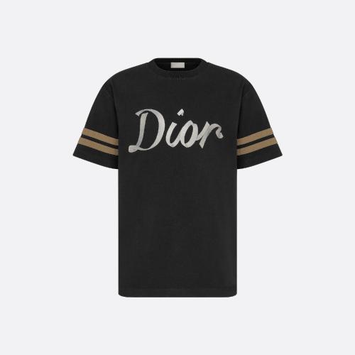  DIOR迪奧 22年秋冬 男士 短袖T恤 寬松版型 T 恤 293J659A0554_C980