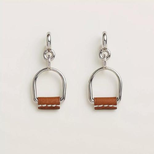  HERMES愛馬仕 22年秋冬 女士 耳環(huán) Boucles d%26s;oreilles Heritage Equestre Etrier， petit mo