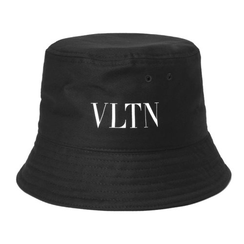 Valentino/華倫天奴 黑色時(shí)尚棉質(zhì)水桶 帽子 VY2HGA11UXI 0NI ZGF012467