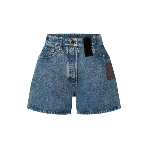  LV路易威登 22年秋冬 女士 短褲 牛仔短褲 1AA903 1AA904 1AA901 1AA902 1AA8ZX 1AA8ZY 1AA8ZZ