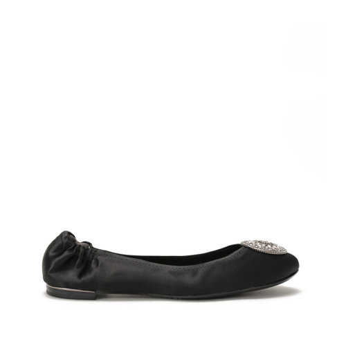 Tory Burch/湯麗柏琦 2021款 TB女鞋 織物平底鞋船鞋芭蕾舞鞋 78816 006