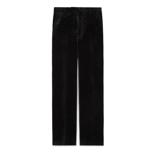  GUCCI古馳 22年秋冬 男士 天鵝絨長褲 691595 ZAI39 1070