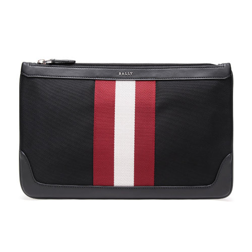 BALLY/巴利 男士織物/配皮手拿包 CAYARD TSP