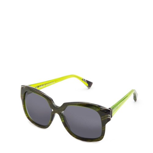 2ND FRAME/框框 綠褐色蝴蝶框太陽鏡 7099017X