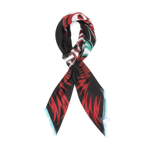 Givenchy/紀(jì)梵希 女士混紡大號(hào)絲巾方巾圍巾 BG001QG00S