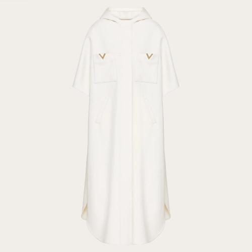  VALENTINO華倫天奴 22年秋冬 女士 斗篷 CAPE EN DRAP COMPACT 1B3CG3766JAA03