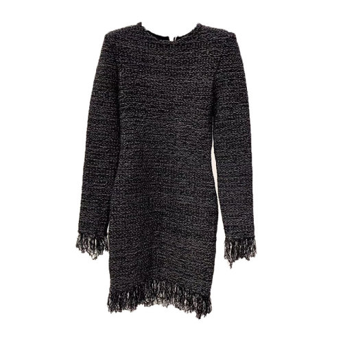 BALMAIN/巴爾曼  寶曼 時(shí)尚簡(jiǎn)約 女士黑色連衣裙 153720K191C5127  HKY20210303