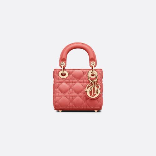  DIOR迪奧 22年秋冬 女士 手提包 Micro sac Lady Dior S0856ONGE_M76P