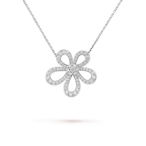  VCA梵克雅寶 22年秋冬 女士 吊墜 Flowerlace吊墜 VCARP05200 預(yù)定商品2-8周發(fā)貨