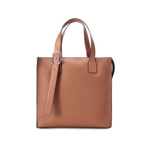 LOEWE/羅意威【22春夏新款】男士牛皮革Buckle Zip Tote手提單肩包托特包 B692K99X02 2530