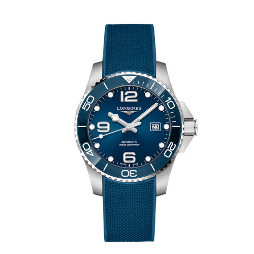 LONGINES/浪琴  康卡斯?jié)撍盗行驴钭詣訖C械陶瓷男士腕表43毫米L3.782.4.96.9