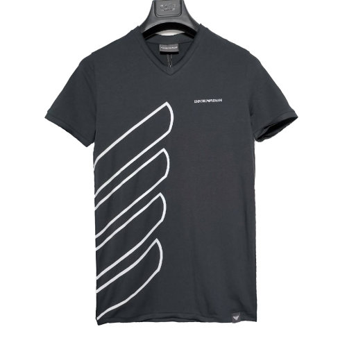 Emporio Armani/安普里奧阿瑪尼 黑色男士短袖T恤
