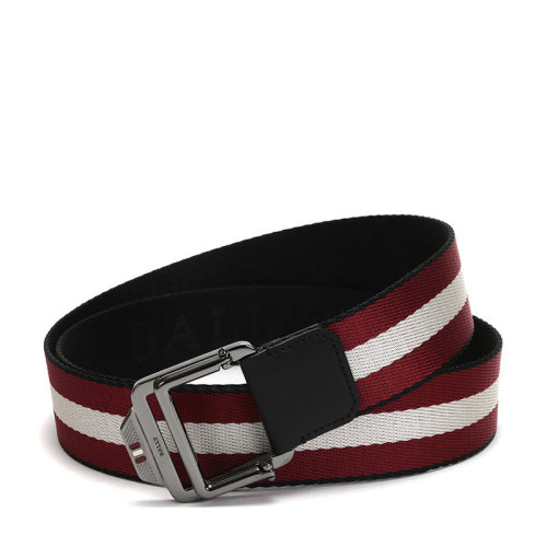 BALLY/巴利 男士織物雙環(huán)扣式腰帶 CONNOR 35 M
