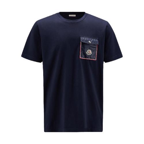  MONCLER蒙可蒙克萊 22年秋冬 男士 短袖T恤 T-Shirt with Pocket H10918C000488390Y778