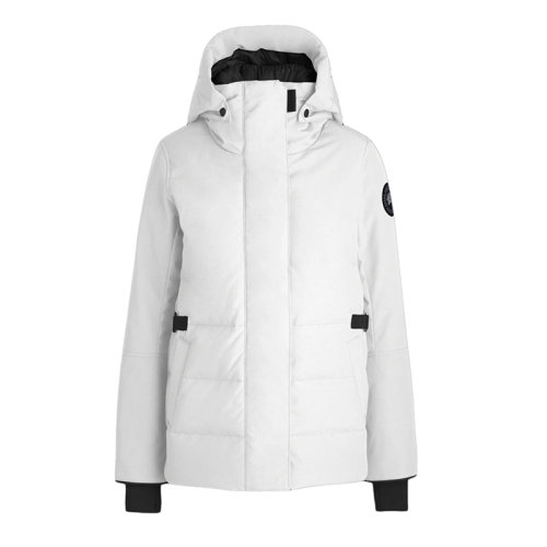 CANADA GOOSE/加拿大鵝  秋冬新款 LYNDALE系列 女士北極星白色黑標派克大衣羽絨服3824LB