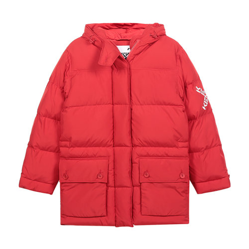 KENZO/高田賢三 女士羽絨服 女士聚酯纖維Little X鴨絨連帽羽絨服外套 2OU067 569