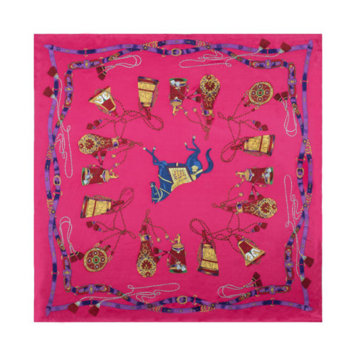 SNOW LOTUS/雪蓮 女款絲巾 印花 桑蠶絲 中方巾 774029