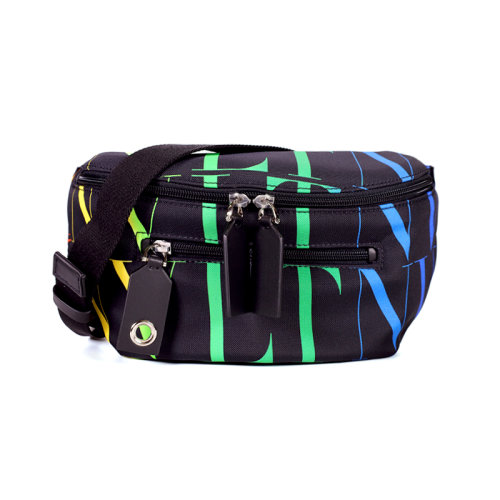 Valentino/華倫天奴  男包 男士拼色尼龍腰包 VY2B0982MVX N78