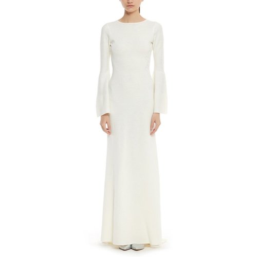 DUXI/度兮【定制】女士禮服 心逸禮服裙 （錦繡中華——2018非遺產(chǎn)服飾秀）同款服裝 白色 XS