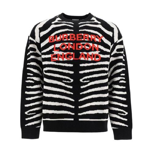  BURBERRY/博柏利 男士黑色時(shí)尚針織衫/毛衫 80294101 PLFSX