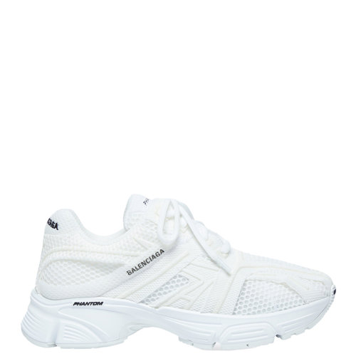 Balenciaga/巴黎世家 22年早春新款 PHANTOM系列 男士白色單色織物和網(wǎng)布運動鞋678869W2E929000