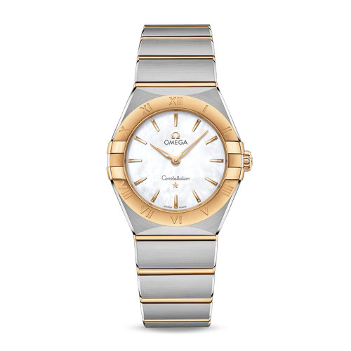 OMEGA/歐米茄 星座系列 精鋼 18K金 石英機(jī)芯 女士腕表 131.20.28.60.05.002