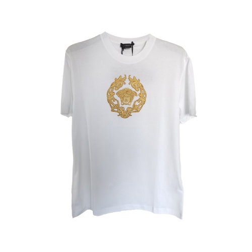 Versace 范思哲 男士刺繡短袖T恤