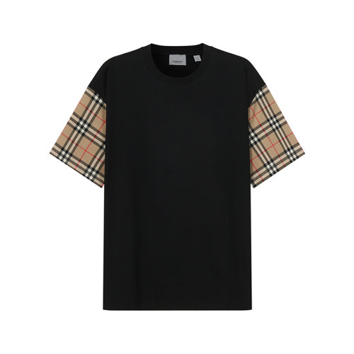 BURBERRY/博柏利 【22春夏新款】女款棉質(zhì)寬松版圓領(lǐng)短袖T恤 80430571