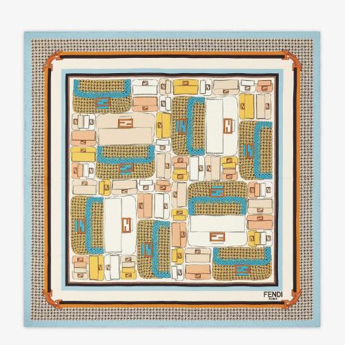  FENDI芬迪 22年秋冬 女士 圍巾 BAGUETTE圍巾 FXT091ADNEF0TY2