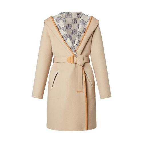  LV路易威登 22年秋冬 22年早春 女士 大衣 雙面圍裹式連帽大衣 1A9L0Q 1A9L0R 1A9L0S 1A9L0T 1A9L0U 1A9