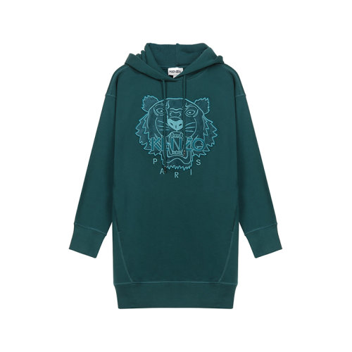 KENZO/高田賢三 女衛(wèi)衣 女士棉質(zhì)連帽長袖衛(wèi)衣裙連衣裙 2RO773 4XJ