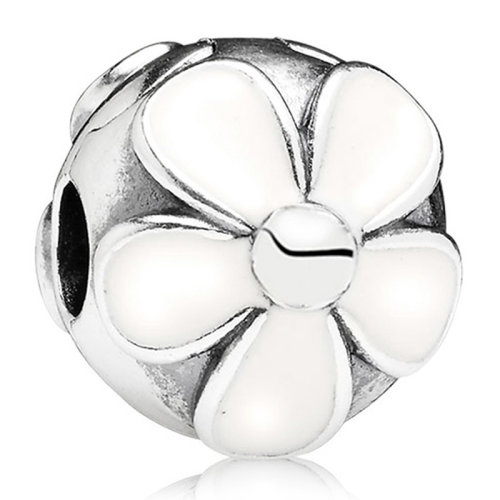 PANDORA/潘多拉 女士銀色925銀花樣年華小雛菊固定扣串飾串珠 791259EN12