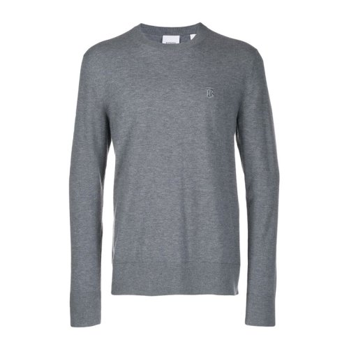  BURBERRY/博柏利 男士灰色羊絨針織衫/毛衣 8013350 PLFSX