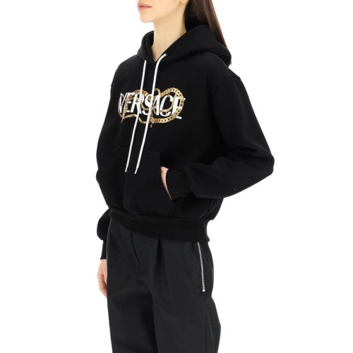  VERSACE/范思哲 女士印花棉質(zhì)針織衫/毛衣 1004128 1A01174 1B000 PLFSX