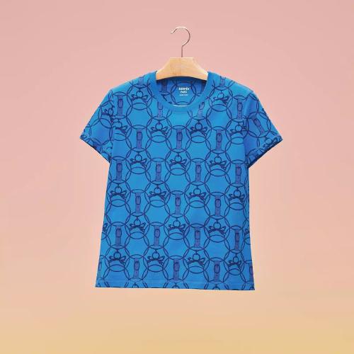  HERMES愛馬仕 22年秋冬 女士 短袖T恤 T-shirt droit imprime ??Promenade du Matin?? H2H