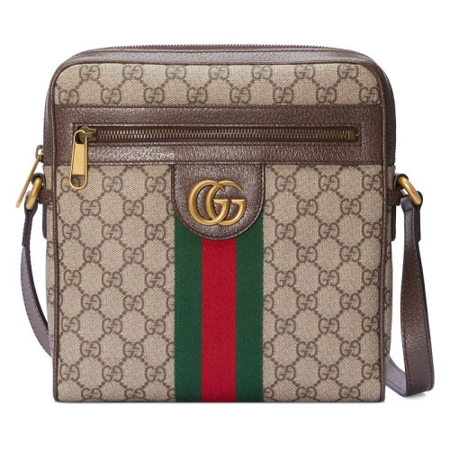 GUCCI/古馳 Ophidia系列小號GG郵差包 帆布/配皮 ?547926 96IWT