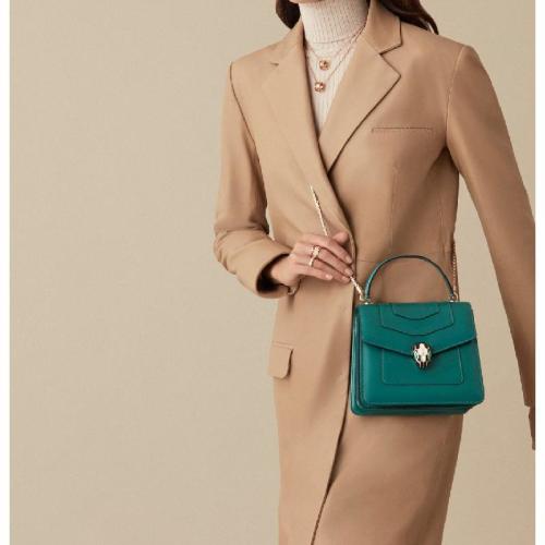  BVLGARI寶格麗 22年秋冬 女士 手提包 SERPENTI FOREVER SAC a MAIN 290569290569