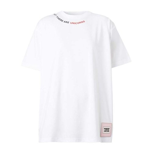 BURBERRY/博柏利 引語印花女士短袖T恤 8029560 1