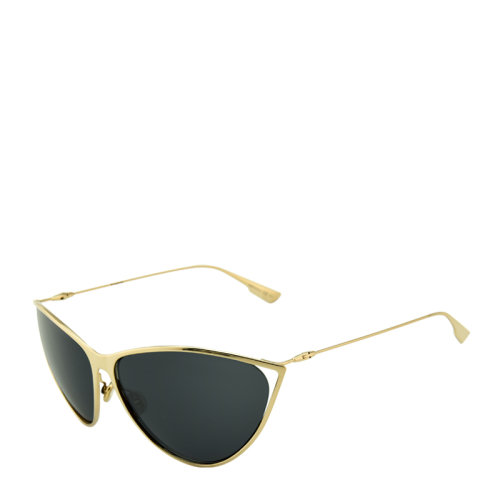 DIOR/迪奧 個(gè)性 時(shí)尚 摩登 多邊 三角形 合金 全框 街拍 女士 太陽鏡 金色 灰色 鏡片 墨鏡 眼鏡 DIORNEWMOTARD 65mm DIOR 迪奧