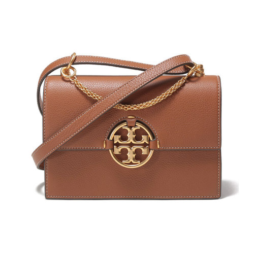 Tory Burch/湯麗柏琦 【22秋冬新款】 女士MILLER系列牛皮革雙T LOGO手提單肩斜挎包小號(hào) 88208