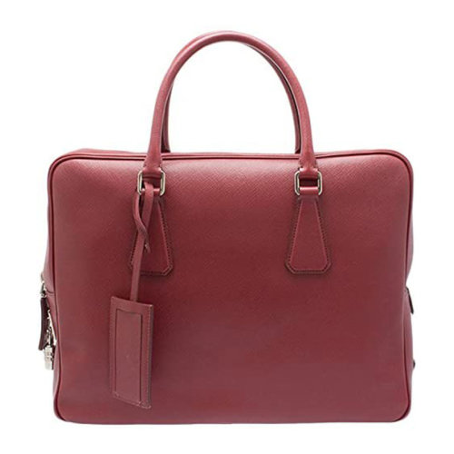 PRADA/普拉達(dá)  男士 男包 皮革時(shí)尚公文包手提包 0305-9Z2-F0216